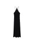 MANGO Rochie tricotat negru - Pled.ro