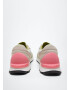 MANGO Sneaker low 'Boston' gri deschis / verde kiwi / rosé - Pled.ro