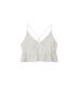 MANGO Top 'BLANQUI' alb murdar - Pled.ro