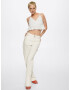 MANGO Top 'BLANQUI' alb murdar - Pled.ro