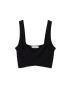 MANGO Top brodat 'EVA' negru - Pled.ro