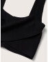 MANGO Top brodat 'EVA' negru - Pled.ro