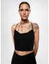 MANGO Top 'DIEGO' negru - Pled.ro