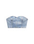 MANGO Top 'SHINNY' albastru denim - Pled.ro