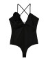 MANGO Tricou body 'Xplunge' negru - Pled.ro