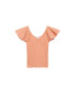 MANGO Tricou 'Lola' portocaliu pastel - Pled.ro