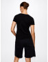 MANGO Tricou negru / alb natural - Pled.ro