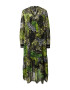 Marc Cain Rochie castaniu / verde / verde kiwi / negru - Pled.ro