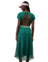 Marc O'Polo DENIM Rochie verde smarald / alb - Pled.ro