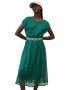 Marc O'Polo DENIM Rochie verde smarald / alb - Pled.ro