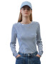 Marc O'Polo DENIM Tricou albastru / alb - Pled.ro