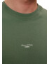 Marc O'Polo DENIM Tricou verde închis / alb - Pled.ro