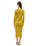 Marc O'Polo Rochie tricotat galben curry - Pled.ro