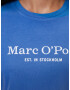 Marc O'Polo Tricou albastru regal / alb - Pled.ro