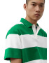 Marc O'Polo Tricou verde / alb - Pled.ro