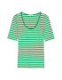 Marc O'Polo Tricou verde / alb - Pled.ro