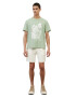 Marc O'Polo Tricou verde deschis / alb - Pled.ro