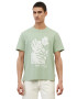 Marc O'Polo Tricou verde deschis / alb - Pled.ro