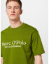 Marc O'Polo Tricou verde stuf / alb - Pled.ro