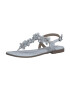 MARCO TOZZI Flip-flops gri argintiu / alb murdar - Pled.ro