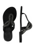 Marietta's Fantasy Flip-flops 'Natalia' negru / argintiu - Pled.ro