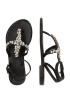 Marietta's Fantasy Flip-flops negru / transparent - Pled.ro