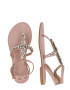 Marietta's Fantasy Flip-flops roz / transparent - Pled.ro