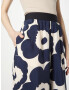 Marimekko Pantaloni 'Irbma' bleumarin / alb murdar - Pled.ro