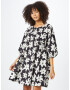 Marimekko Rochie negru / alb - Pled.ro