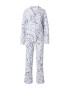 Marks & Spencer Pijama bleumarin / alb - Pled.ro