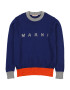 Marni Pulover bleumarin / gri / portocaliu - Pled.ro