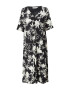 Masai Rochie 'MANyrina' negru / alb - Pled.ro