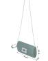 mascara Clutch verde smarald / transparent - Pled.ro