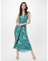 MAX&Co. Rochie 'CRUNA' maro / verde / verde petrol / alb - Pled.ro