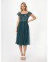 Maya Deluxe Rochie de cocktail 'BARDOT' verde smarald - Pled.ro