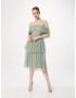 Maya Deluxe Rochie de cocktail verde pastel - Pled.ro