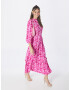 mbym Rochie 'Shanaya' fucsia / rosé / roz deschis / alb - Pled.ro