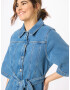 mbym Rochie tip bluză albastru denim - Pled.ro