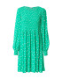 mbym Rochie verde jad / alb - Pled.ro