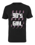 Merchcode Tricou '90ies Girl' lila / mov pastel / negru / alb - Pled.ro