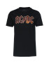 Merchcode Tricou 'AC/DC Voltage' roșu ruginiu / negru - Pled.ro