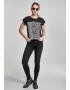 Merchcode Tricou 'Joy' negru / alb - Pled.ro