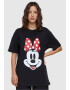 Merchcode Tricou 'Ladies Disney 100 Minnie Smiles' portocaliu somon / roși aprins / negru / alb - Pled.ro