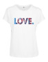 Merchcode Tricou 'Love' mai multe culori / alb - Pled.ro