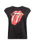 Merchcode Tricou 'Rolling Stones Tongue' roșu / negru / alb - Pled.ro