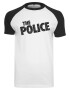 Merchcode Tricou 'The Police' negru / alb - Pled.ro