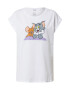 Merchcode Tricou 'Tom & Jerry' maro / gri / alb - Pled.ro