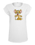 Merchcode Tricou 'Tom & Jerry Mouse' alb - Pled.ro