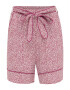 MEXX Pantaloni roz pitaya / alb - Pled.ro