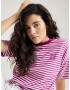 MEXX Tricou magenta / alb - Pled.ro